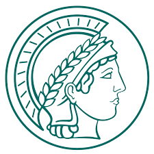 Line drawing of a classical Roman or Greek coin featuring a profile of a woman's face wearing a laurel wreath and a helmet.