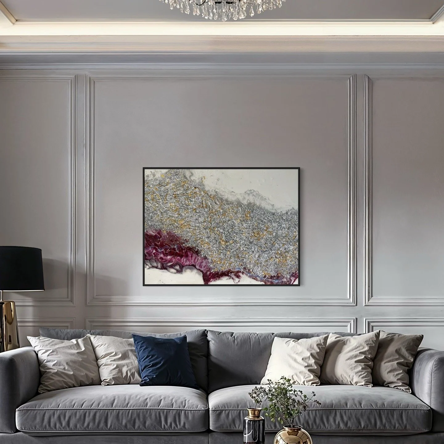 Crimson Imperium, 2025
Acrylic and Foil on Gallery Wood Panel
36 x 48 inches 
www.helenalexmurray.com

#vancouverartist #artist #art #contemporaryart #canadianartist #modernart #abstractart #abstractpainting #interiordesign #bcartist #homedecor #west
