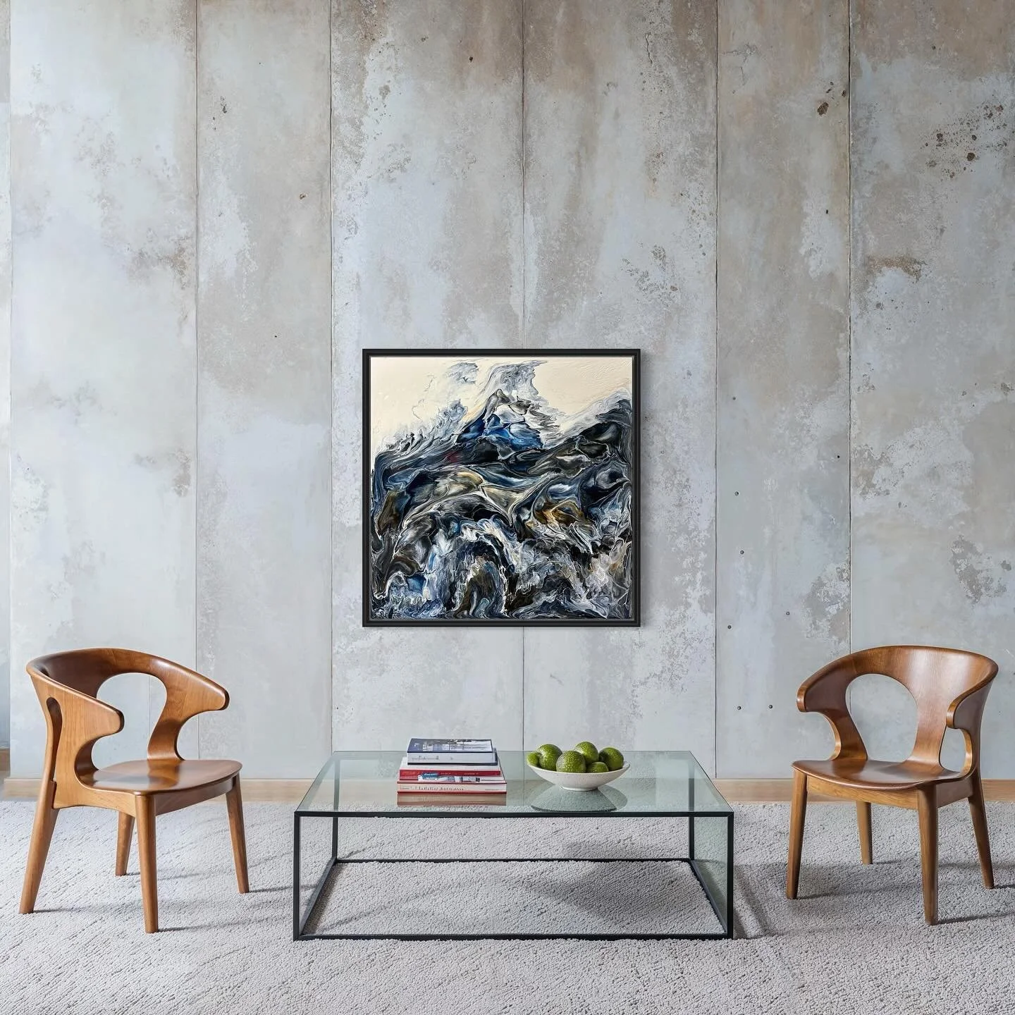 Tides of Time, 2025
Acrylic on Gallery Wood Panel
36 x 36 inches 
$825 &mdash;Includes framing
www.helenalexmurray.com

#vancouverartist #artist #art #contemporaryart #canadianartist #modernart #abstractart #abstractpainting #interiordesign #bcartist