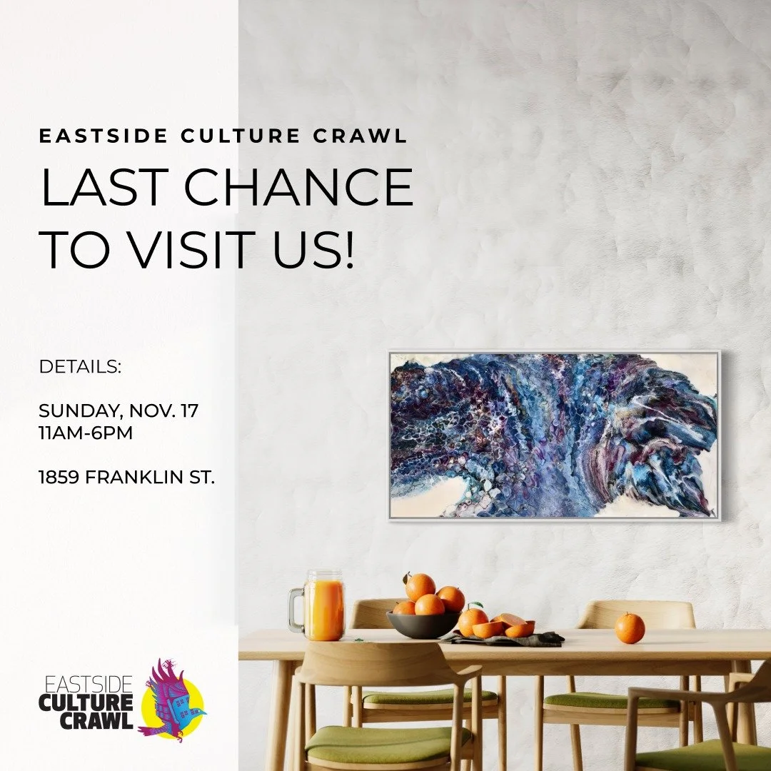 Last Day to Visit! | East Side Culture Crawl

Today&rsquo;s the final day to visit me at my studio as part of the East Side Culture Crawl! Don&rsquo;t miss your chance to experience my art in person and take home a piece of abstract Vancouver with 15