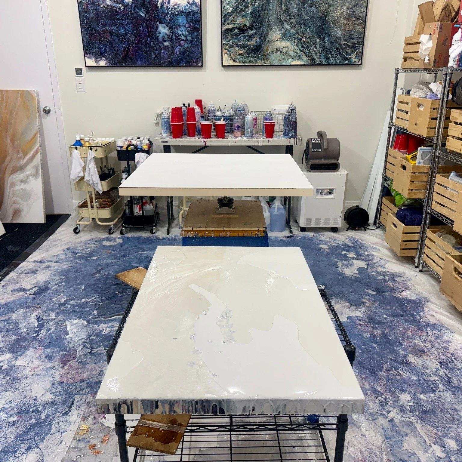 From blank panel to finished piece. The shift happens slowly. Layer bylayer, the light starts to catch, the movement settles and the work begins.

@culturecrawl 

For more information contact us at |
art@helenalexmurray.com
604.723.8664
www.helenalex