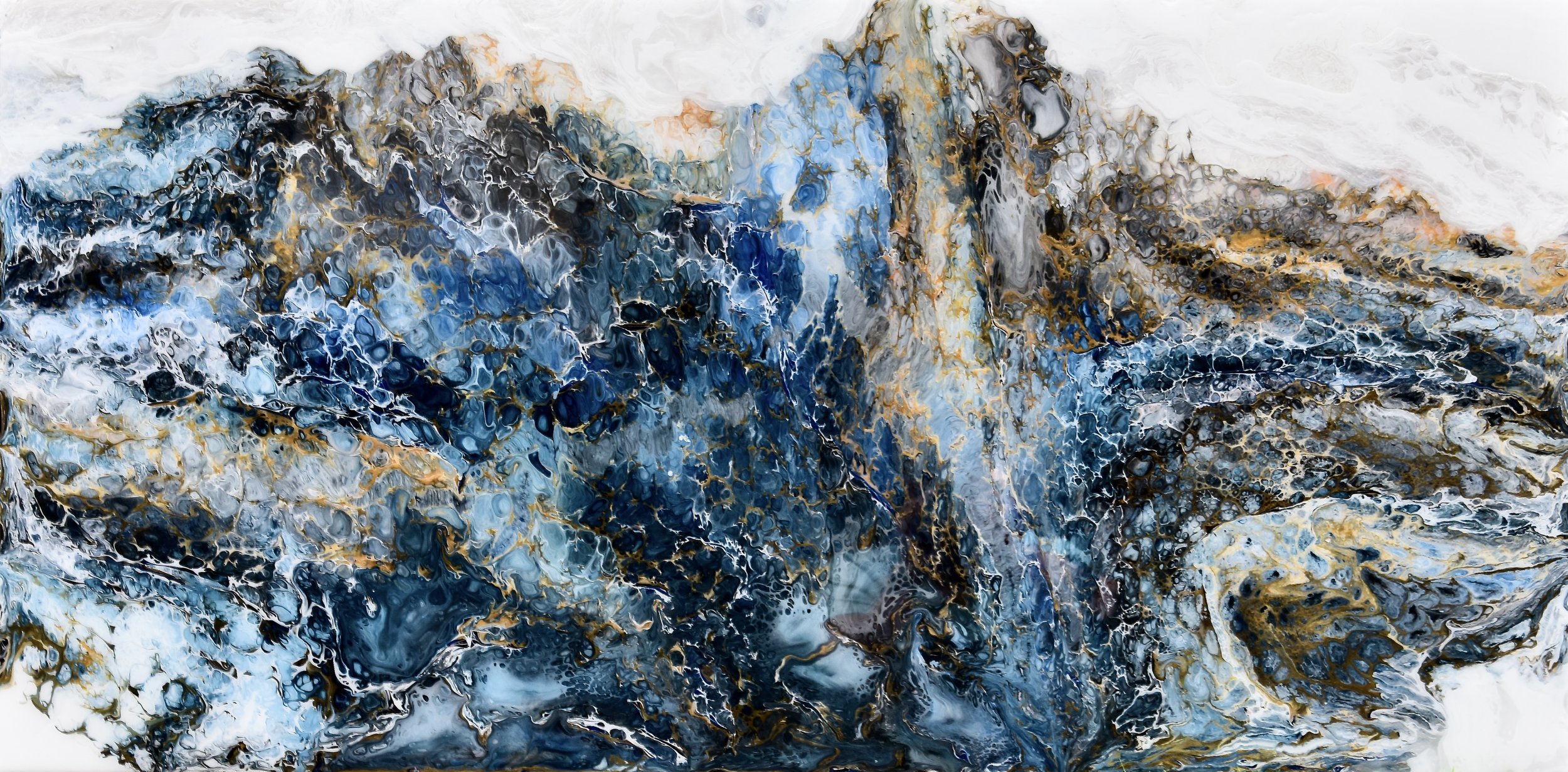 Blue Lapis, 24 x 48 Inches