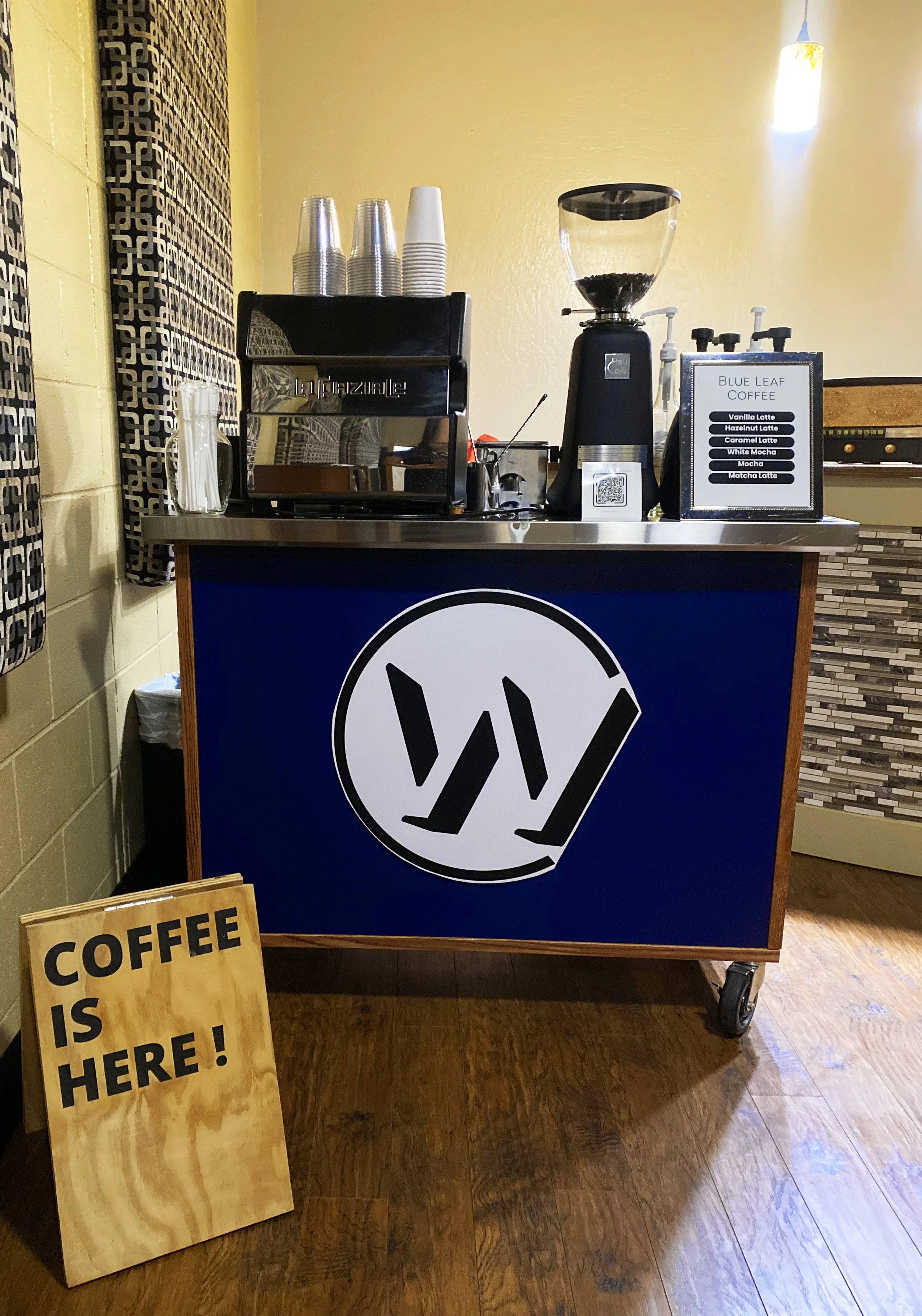 Mobile Espresso Bar & Coffee Cart for Conferences