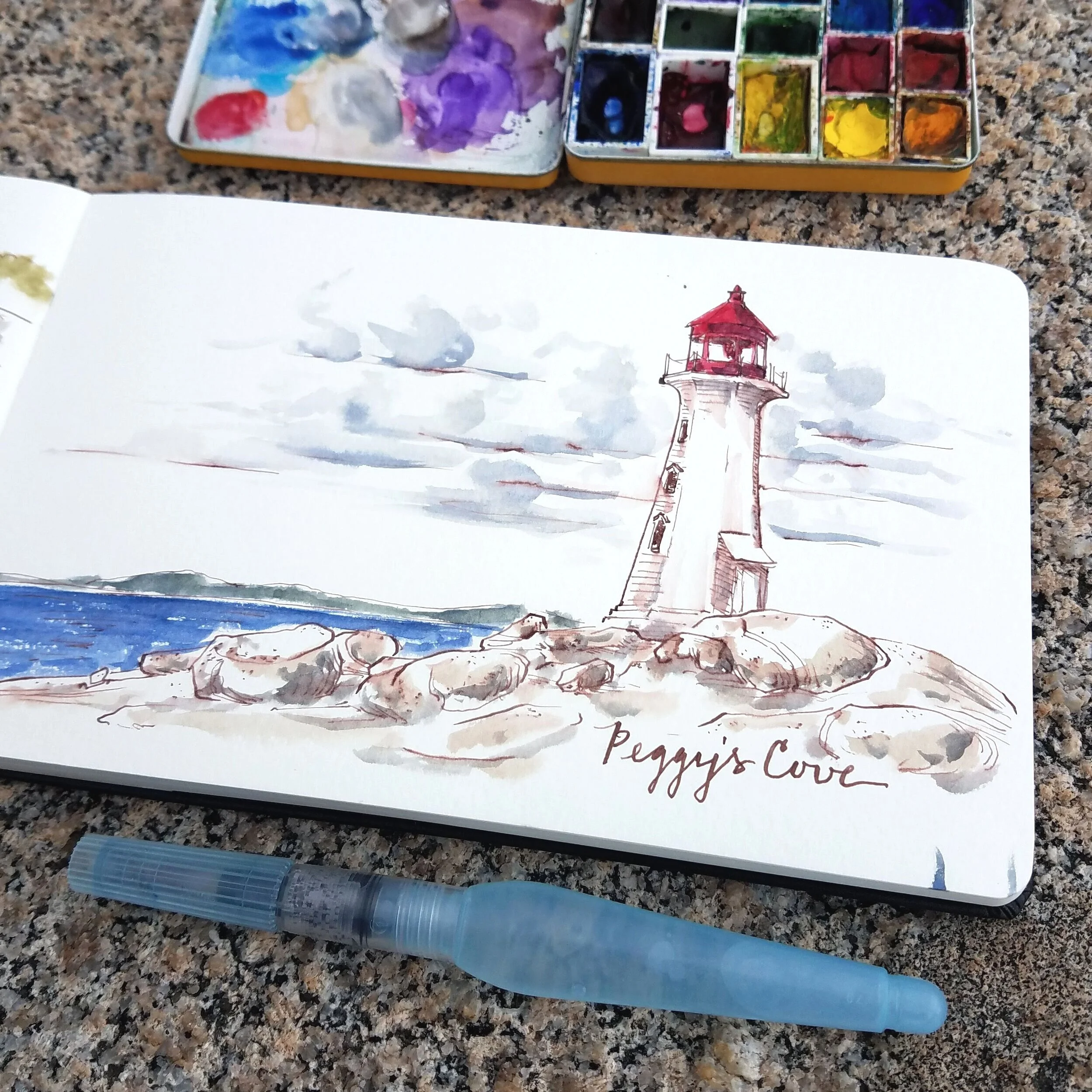 A sketch of a lighthouse