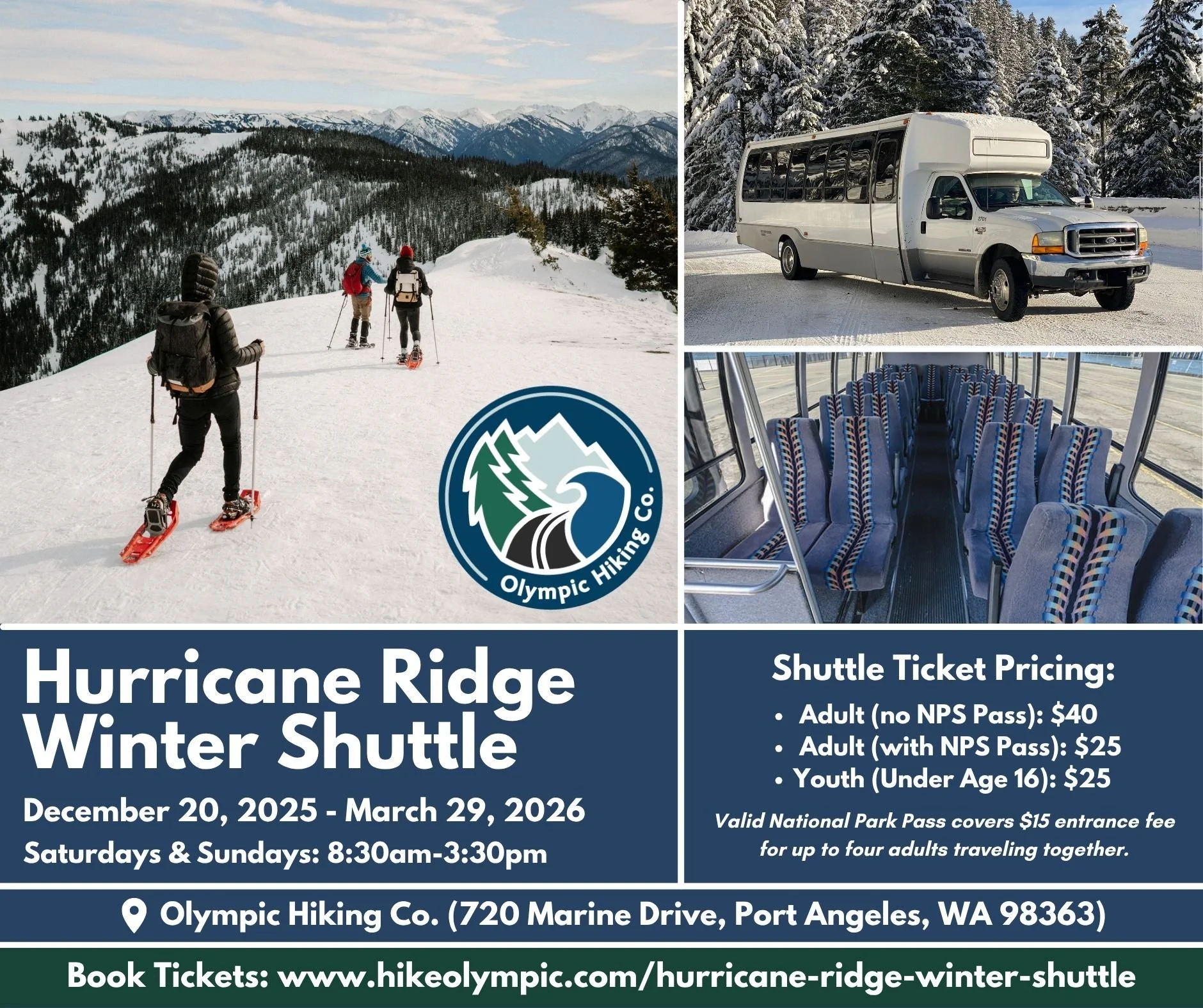 Ride the Winter Shuttle Up to Hurricane Ridge in Olympic National Park