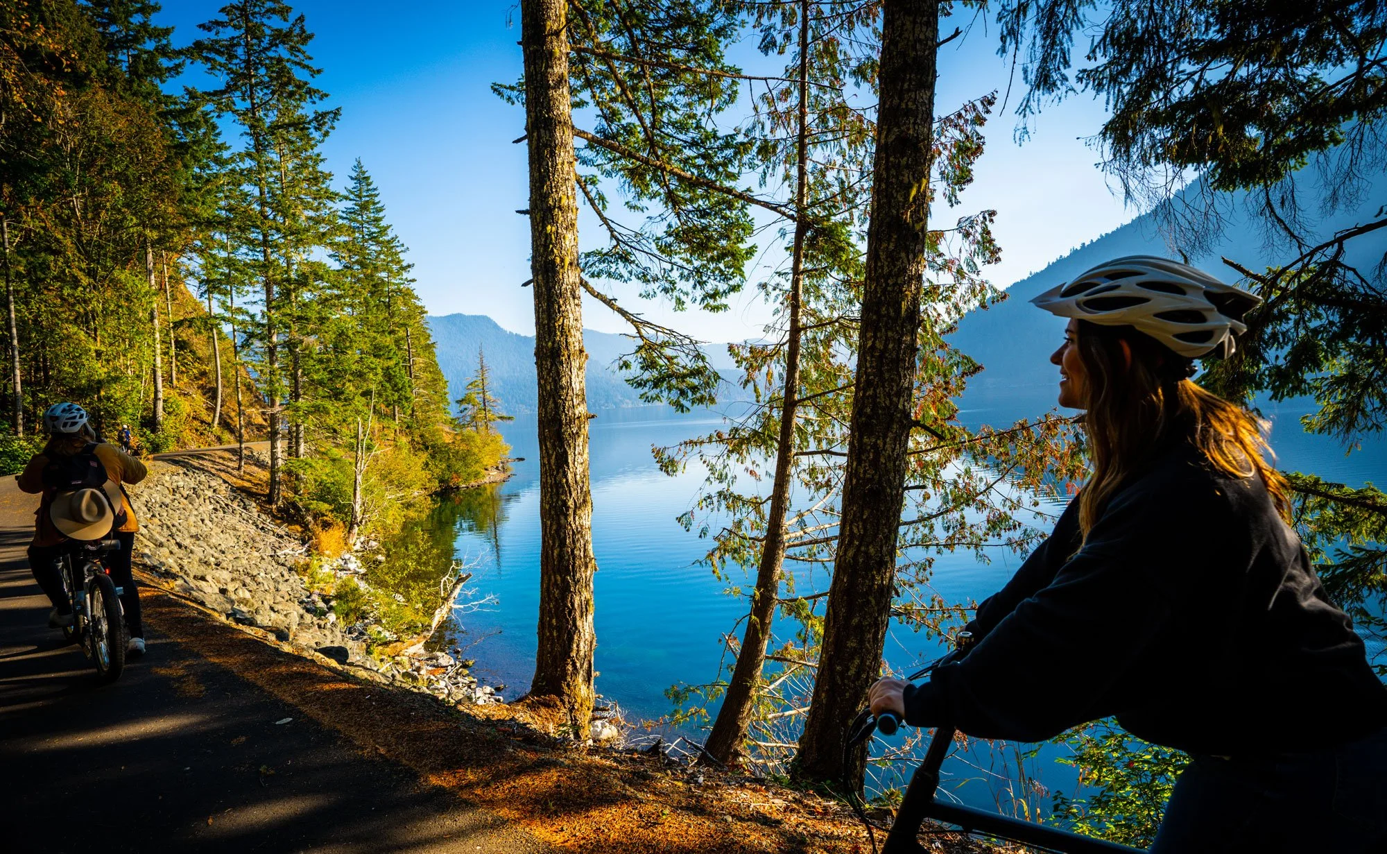 Hiking and Biking the Spruce Railroad Trail
