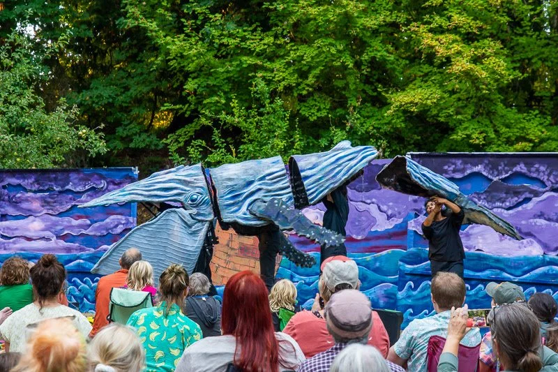 String &amp; Shadow Presents A Giant Puppet Show at webster’s woods | Port Angeles Fine Arts Center