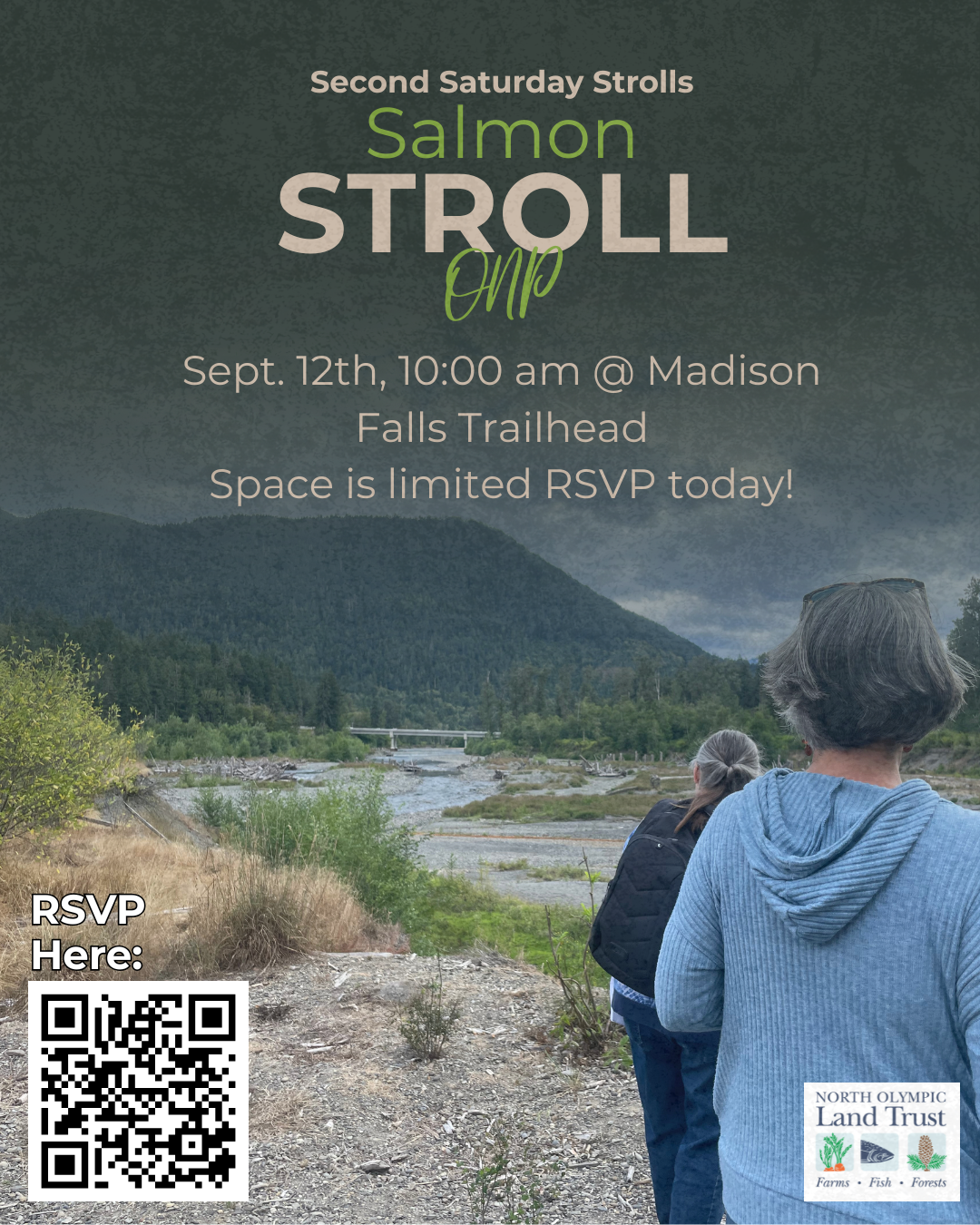Second Saturday Stroll – Salmon Stroll with ONP and the Olympic Land Trust