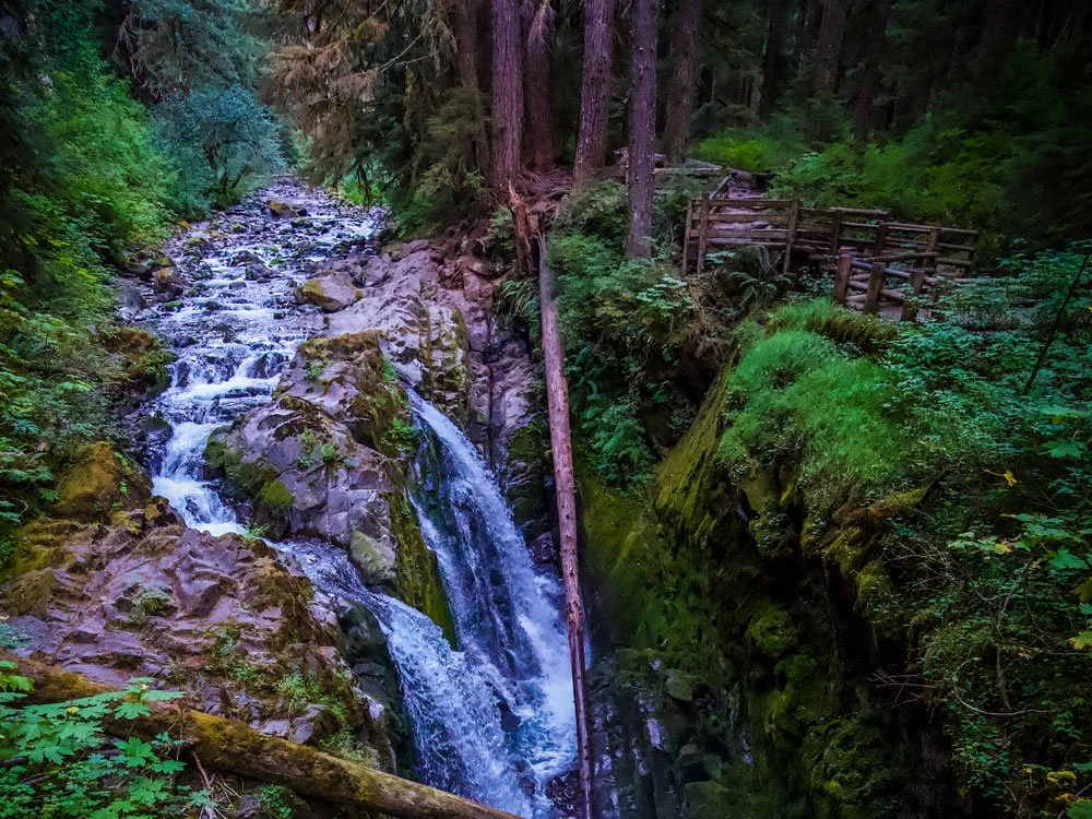 Waterfalls in Olympic National Park: Sol Duc Falls in Port Angeles