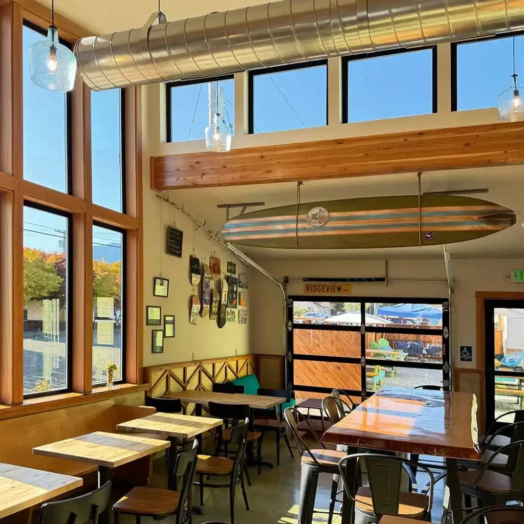 Interior of Mighty Pine Brewing