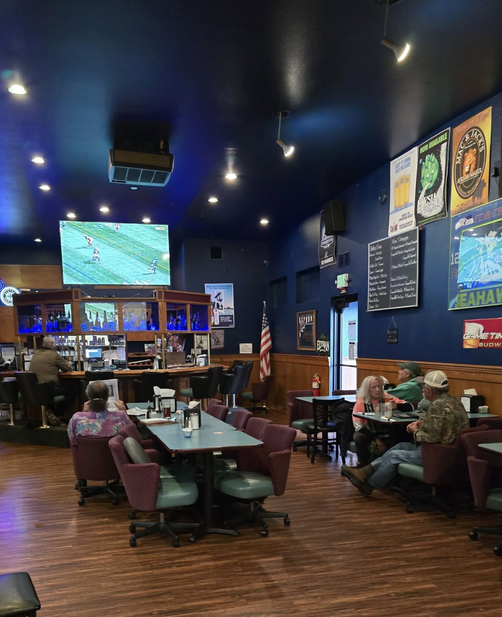 Inside Joshua's Restaurant and Lounge sports and music bar