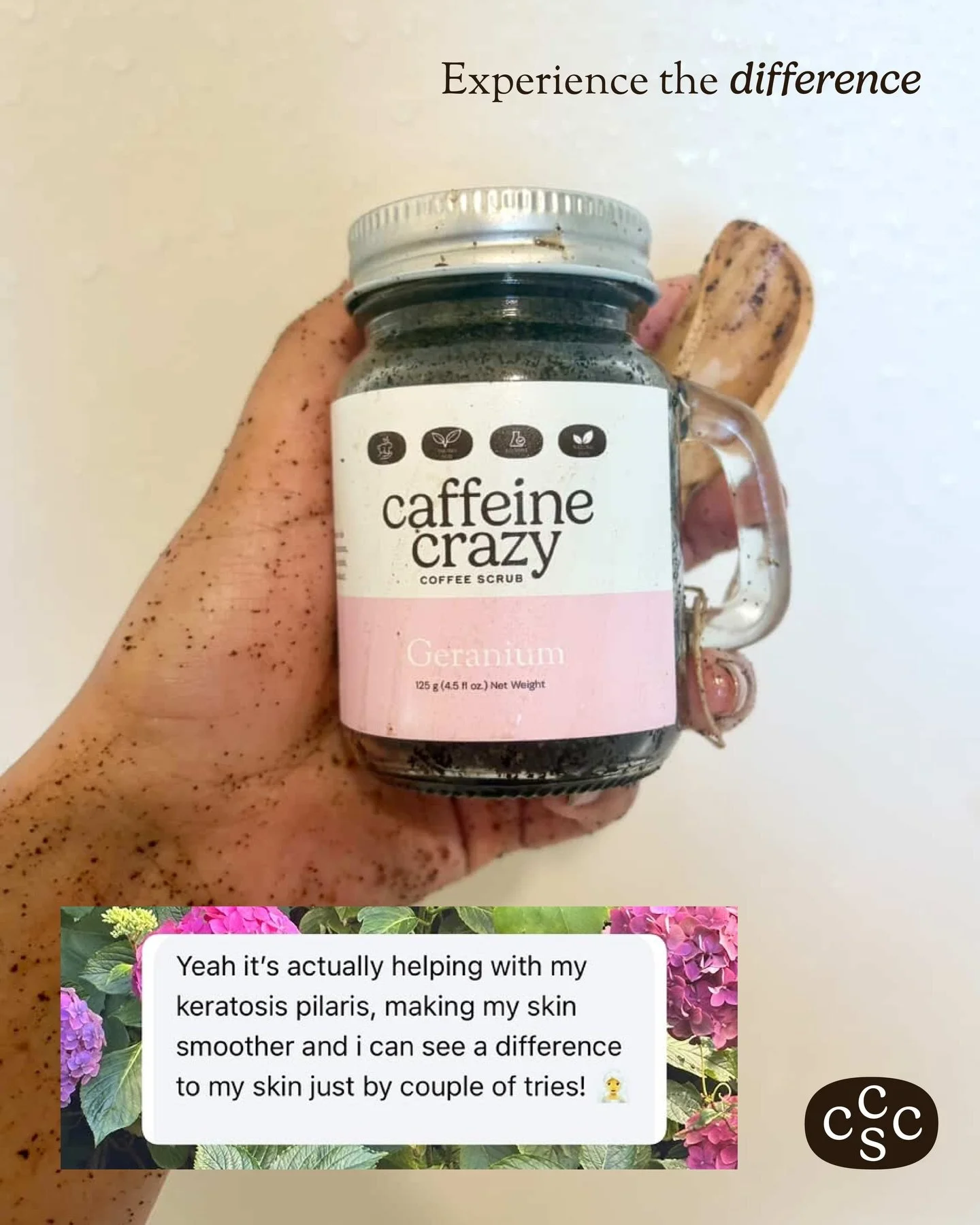 Experience the difference ✨ 

Our &lsquo;Why&rsquo;&hellip;.restoring that confidence back in your skin, one scrub at a time! 

#holistic #natural #coffeescrub #nz #holisticliving