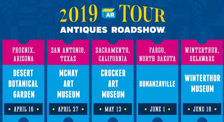 Season 24 Antiques Roadshow Key Dates. Christmas2018