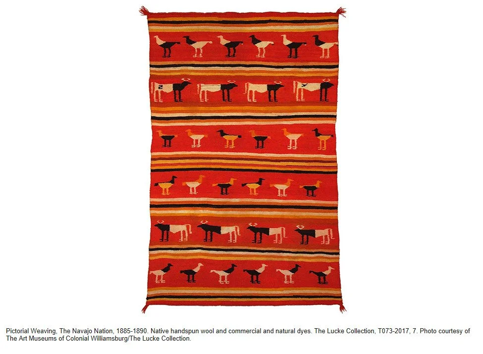 Navajo Weavings On Exhibition Summer 2018