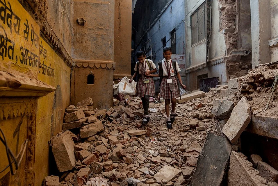"Varanasi's Temple Corridor Destroys Old Neighborhood"