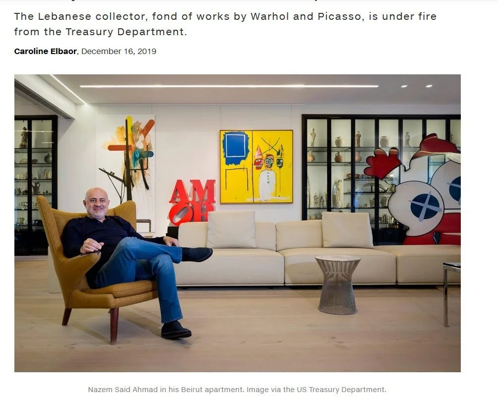 Terrorisim  and Money Laundering in the Art World