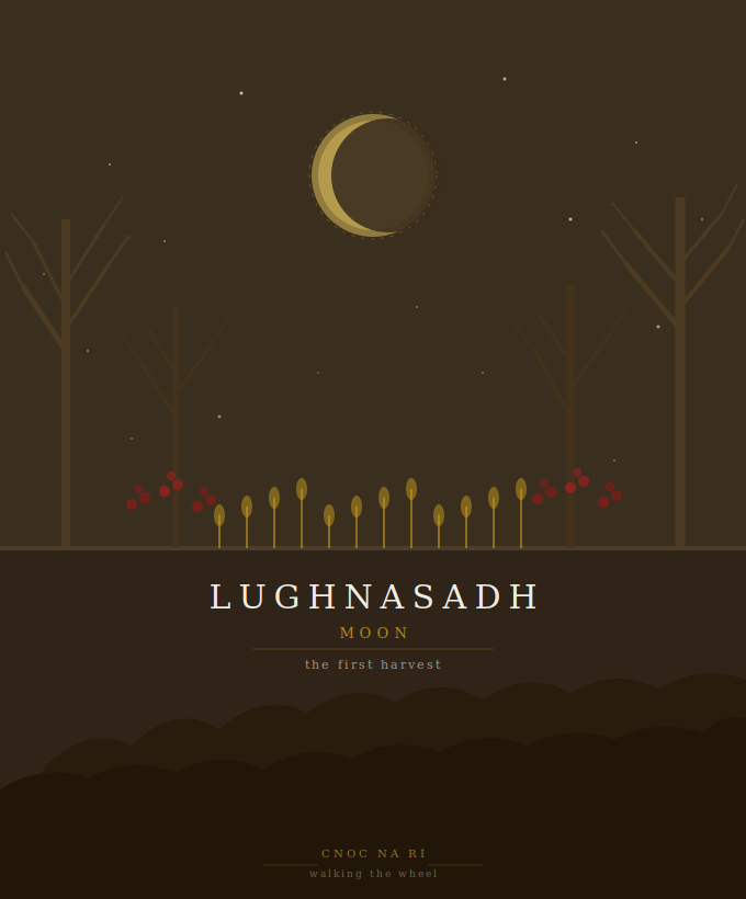 •	Lughnasadh Moon — Walking the Wheel Guide 12