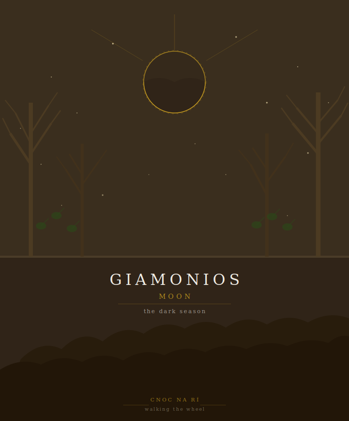 •	Giamonios Moon — Walking the Wheel Guide 2