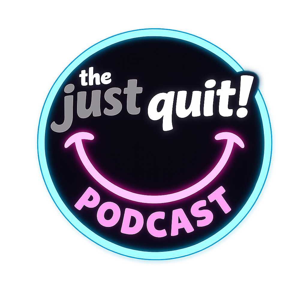 Just Quit Main Logo Sticker