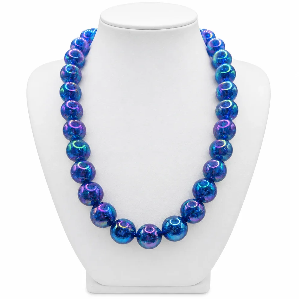 Blue Bubble Mini Necklace