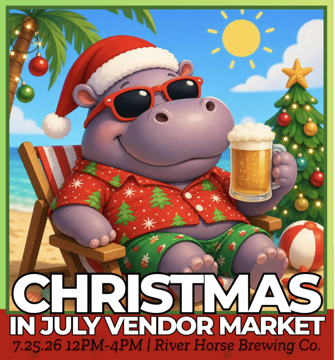 Christmas in July at River Horse Brewing Co. 
