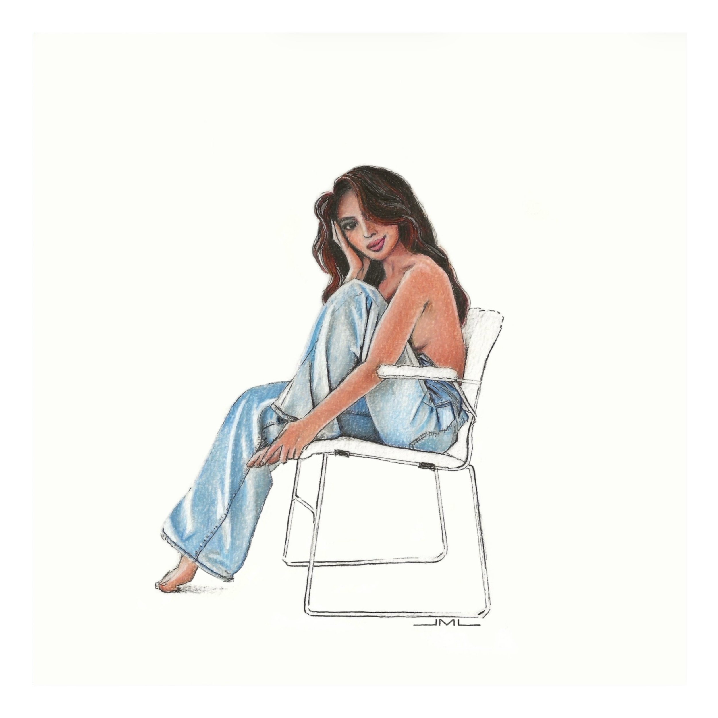 Jeanie Daydreamer (Print)