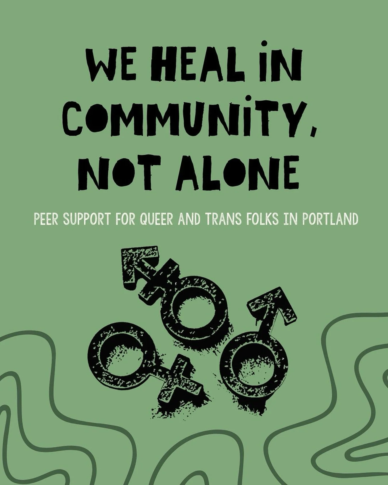 We need each other to heal. 💜

Community itself is healing &mdash; because no one can survive the weight of this world alone.

B/c the truth is: we live in a world that makes survival hard. Violence piles onto our bodies and communities and it feels