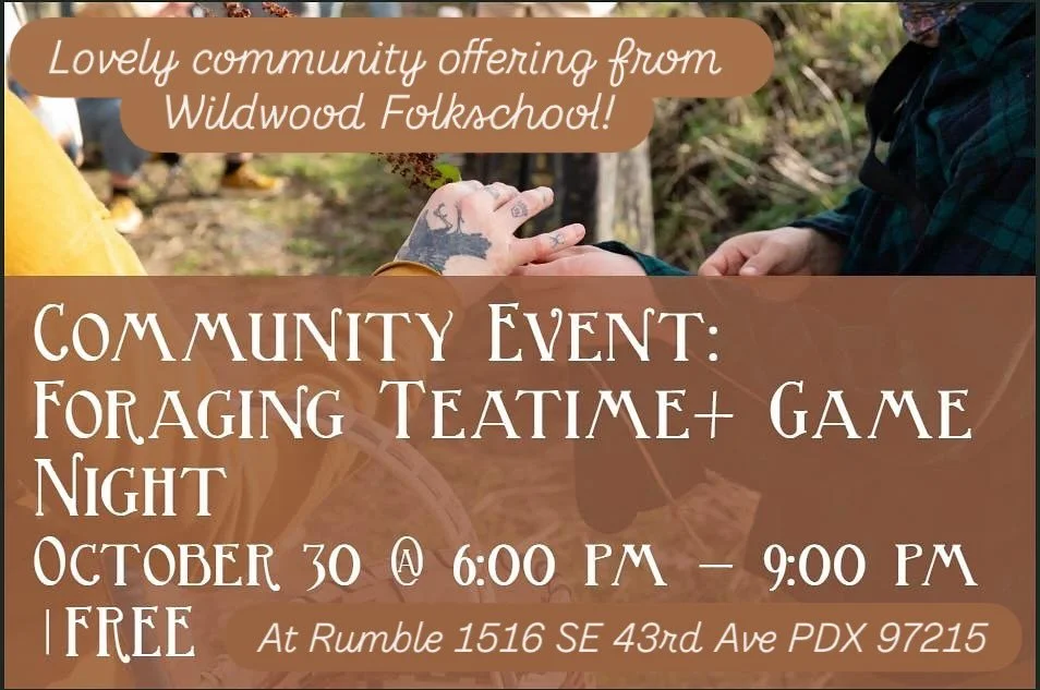 Have you heard of @thewildwoodfolkschool ?! They are an amazing non-profit aimed at offering earth-based skills (think foraging, basket weaving, plant walks) with a huge focus on accessibility! What would we love more?! We are so glad that they will 