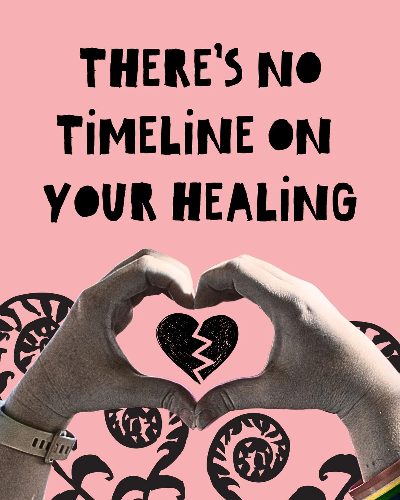 There&rsquo;s no timeline on your healing 

Healing doesn&rsquo;t happen in straight lines or perfect stages. It loops, softens, pauses, and blooms again.
Be patient with yourself 

💗 Healing takes the time it takes , and that&rsquo;s okay. 
Share t