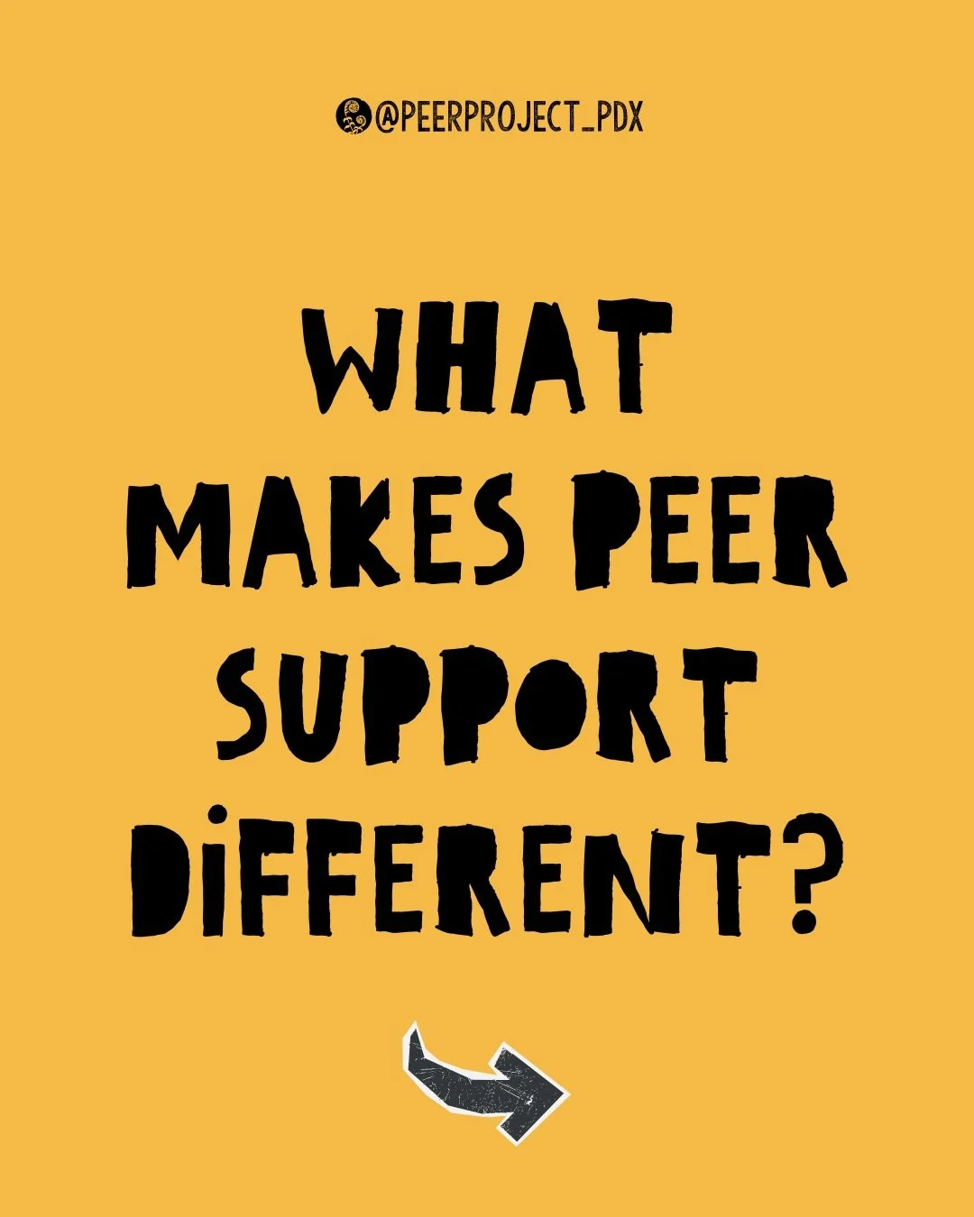 The world feels heavy right now. News headlines, systems breaking down, and uncertainty are all around us. It&rsquo;s easy to feel alone in it.

Peer support offers a way of being together. We&rsquo;re here for:

💜 Connection over correction.

💜 Hu