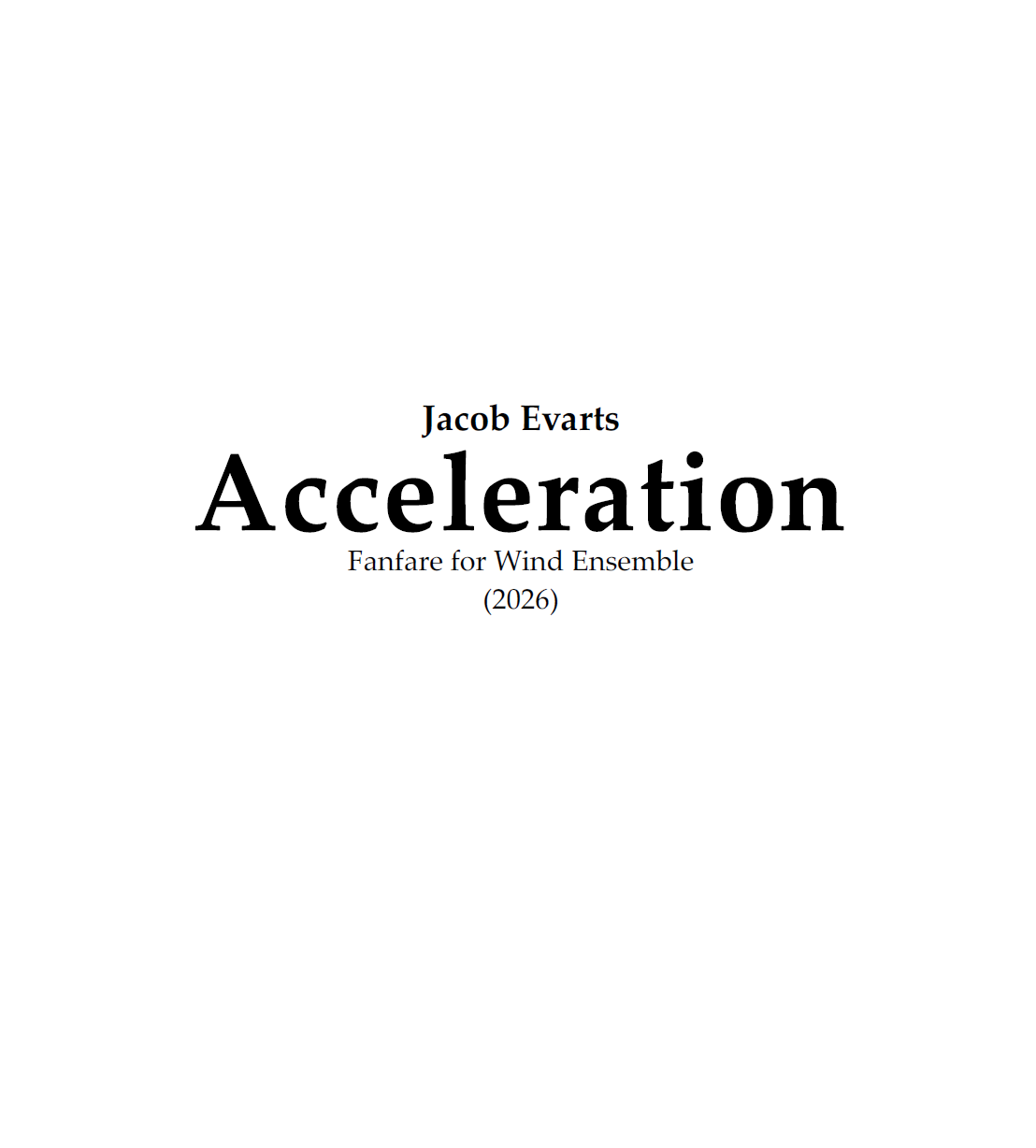 Acceleration