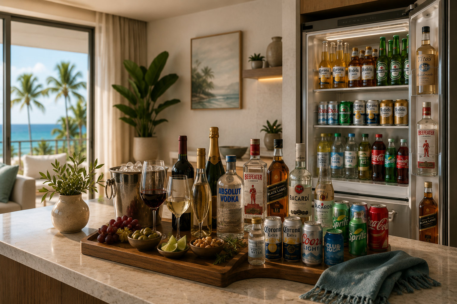 Beer, Wine & Liquor Pre-Arrival Stocking