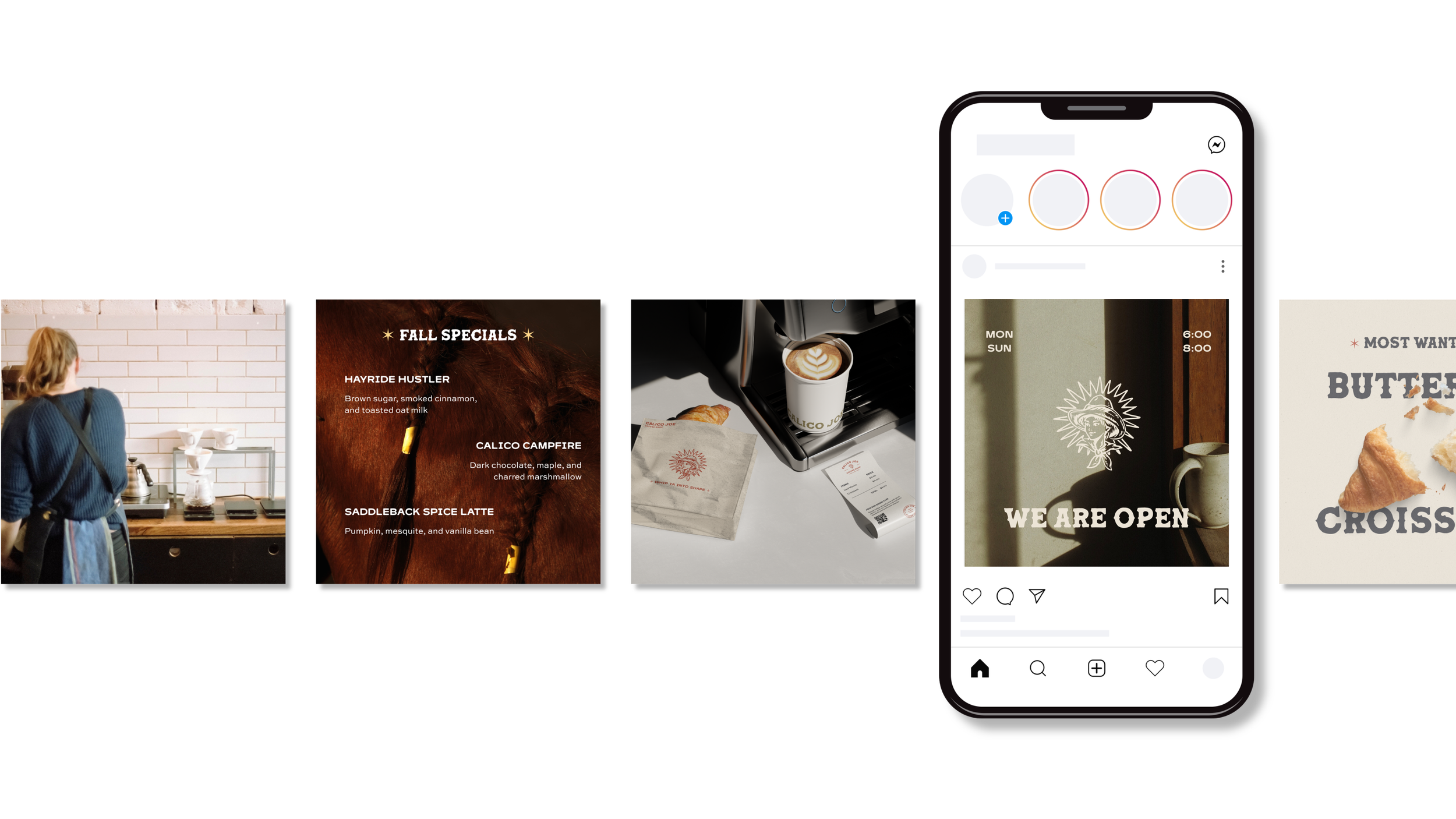 coffee shop social media templates