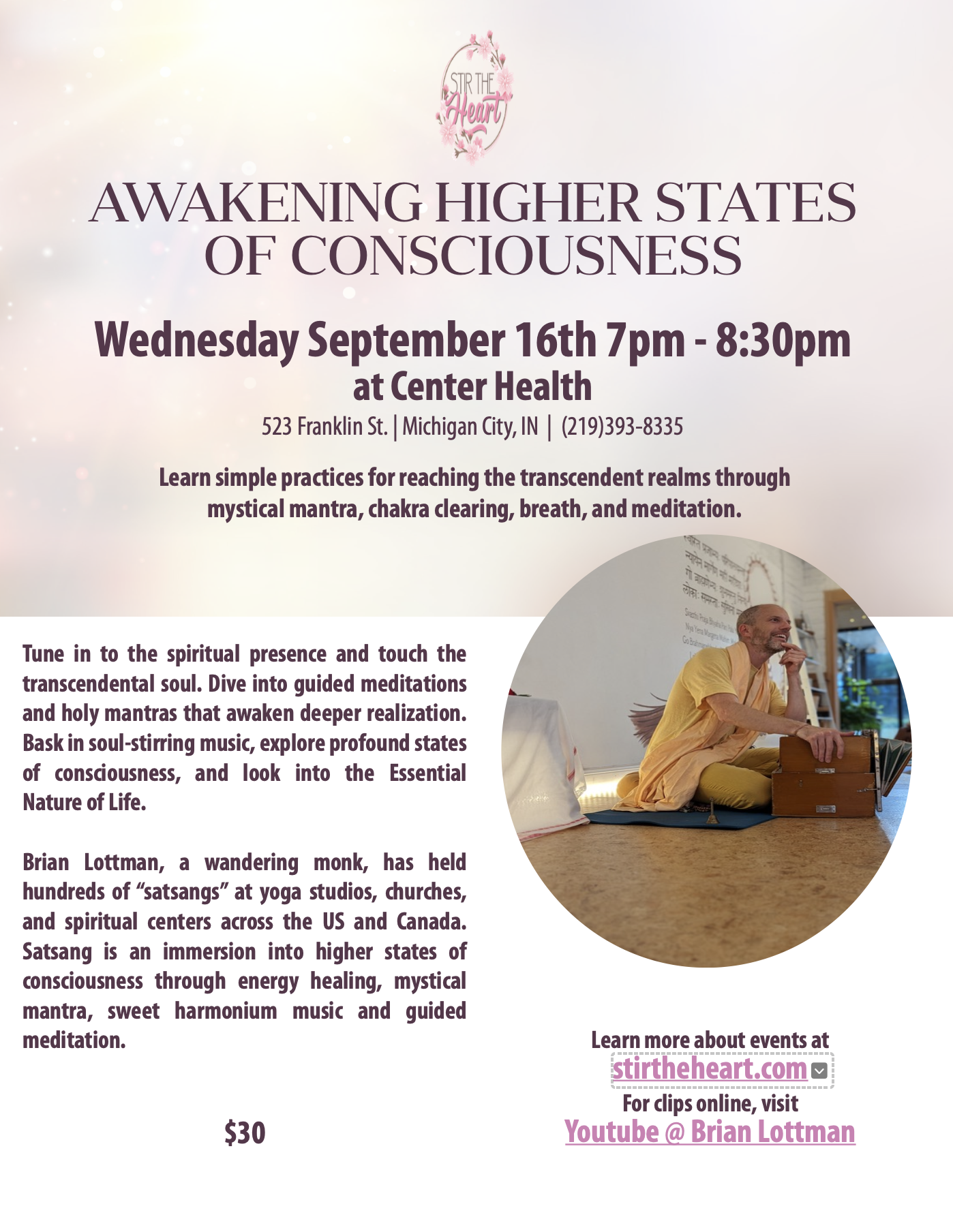 Awakening Higher States of Consciousness w/ Brian Lottman (9/16/26)