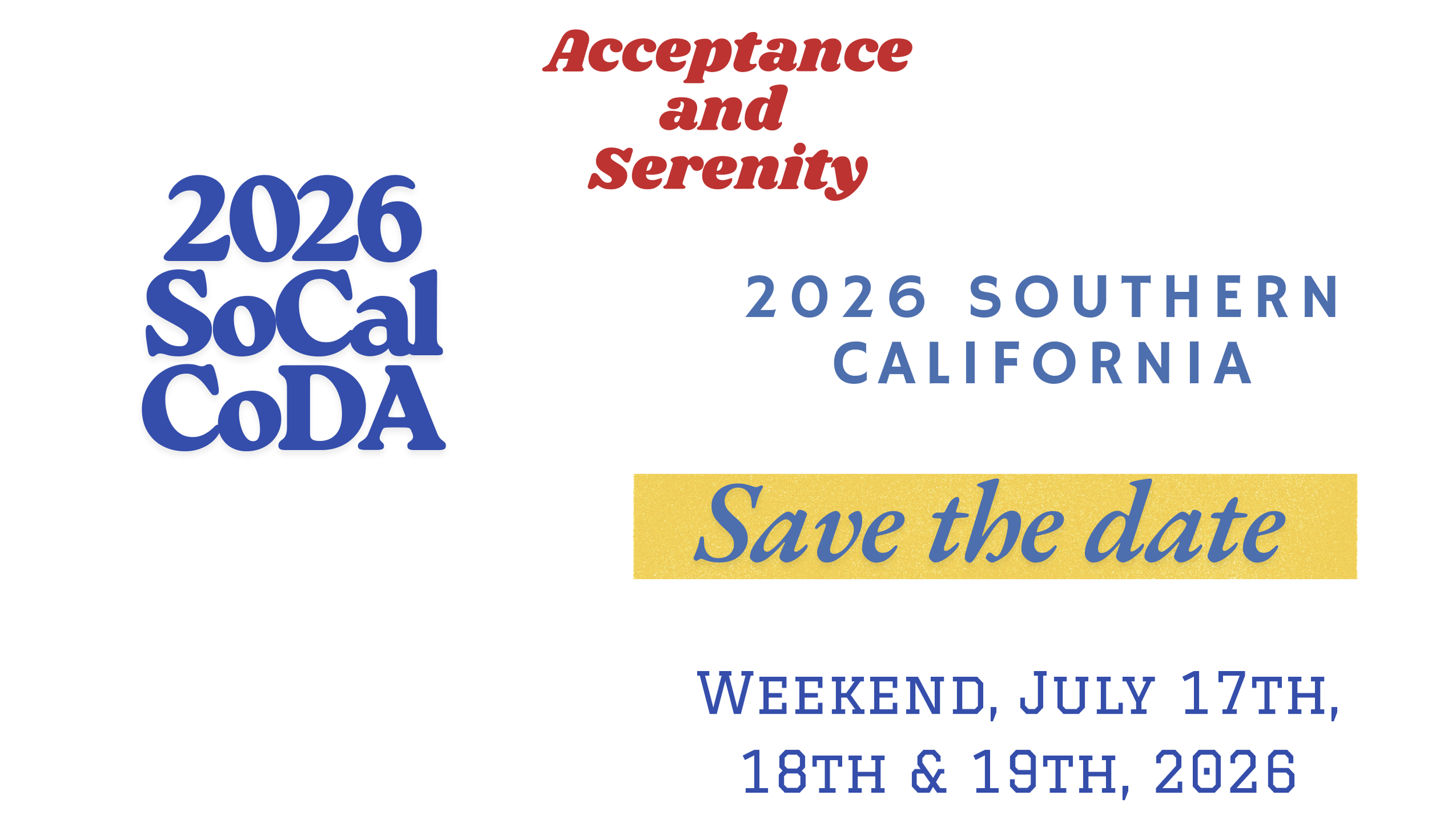 SoCal CoDA Regional Conference