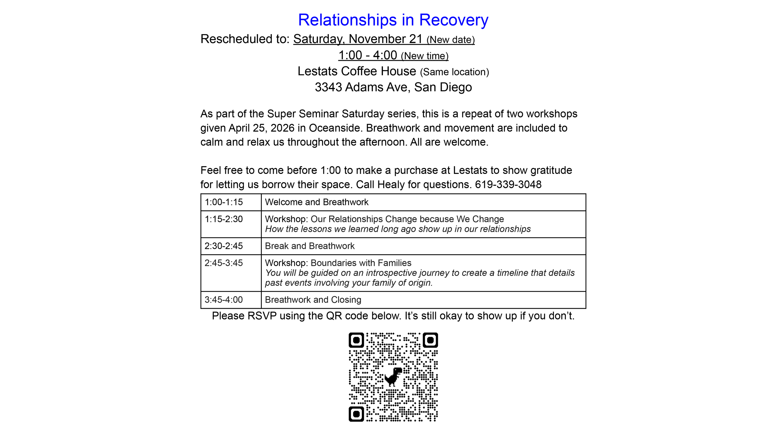 Relationships in Recovery