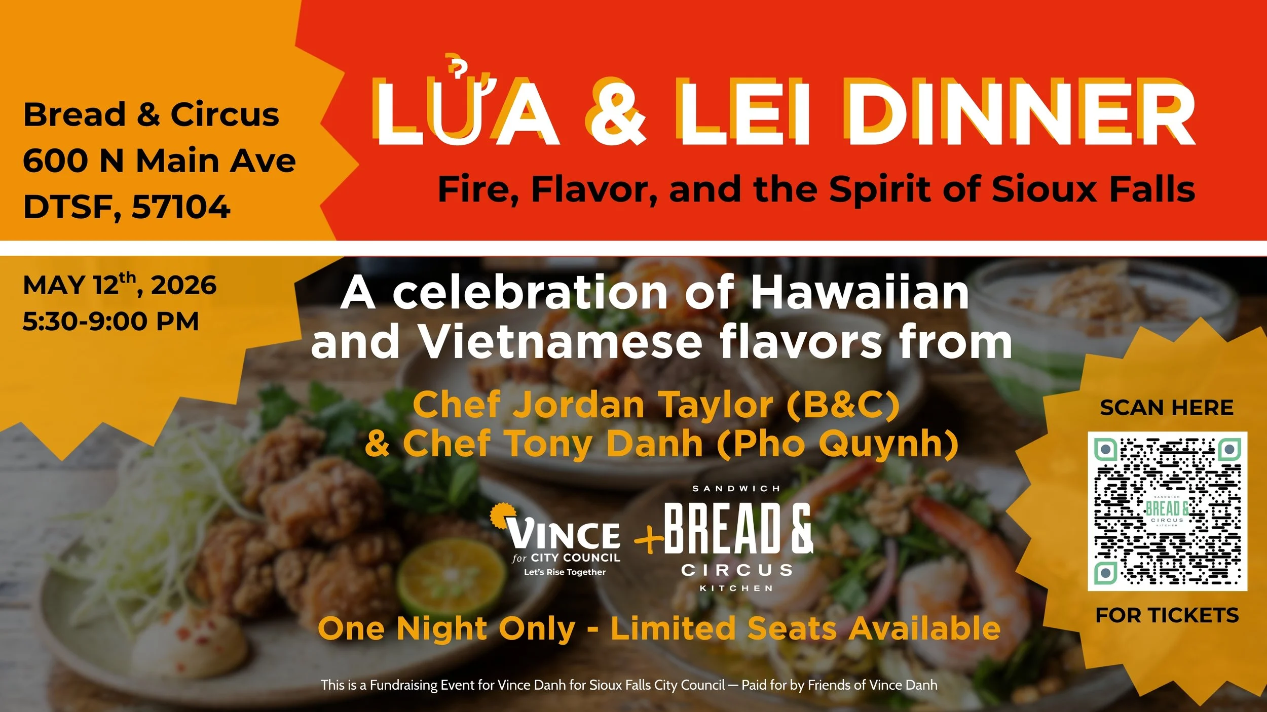 Lửa & Lei: A Vietnamese x Hawaiian Dinner 