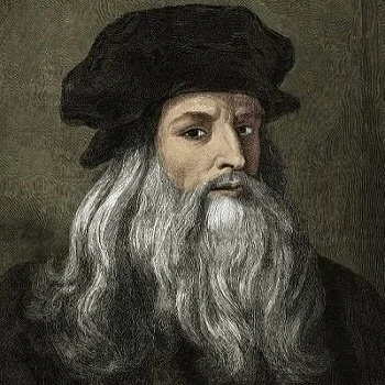 Portrait of a man with a long gray beard, wearing a wide-brimmed black hat and dark clothing.