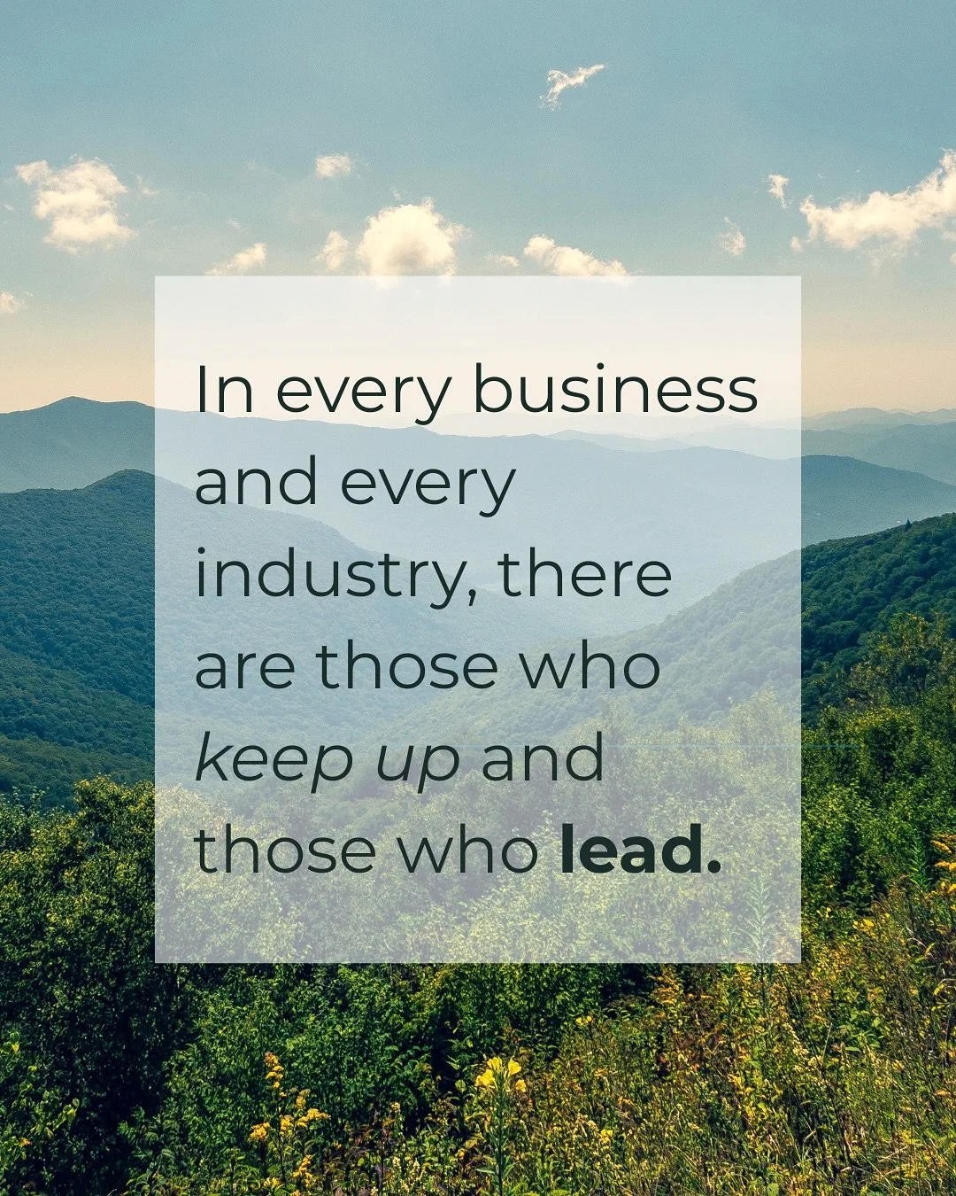 There are those who keep up and those who lead. 

#quotes #inspo #inspiration