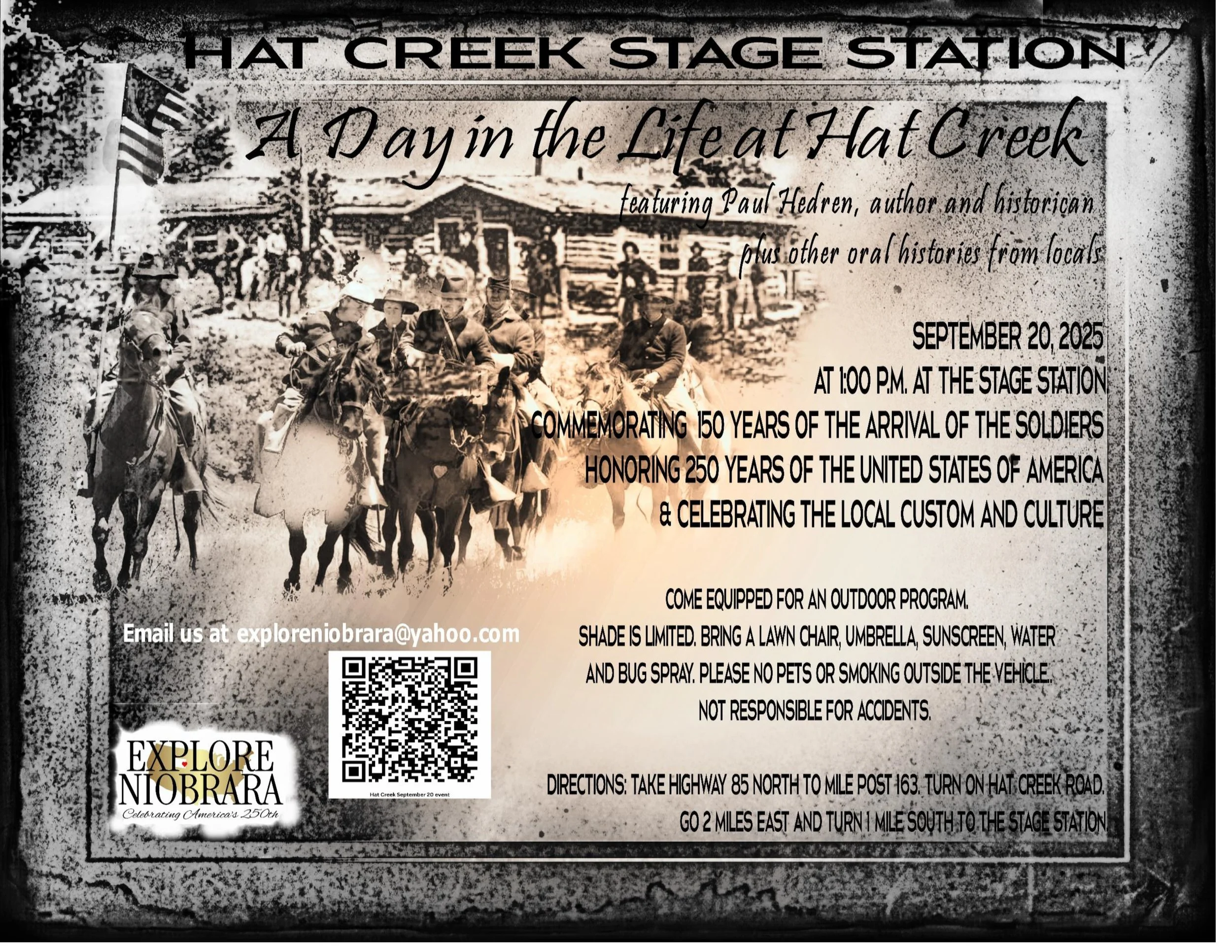 Hat Creek – Explore Niobrara, Celebrate America 250!