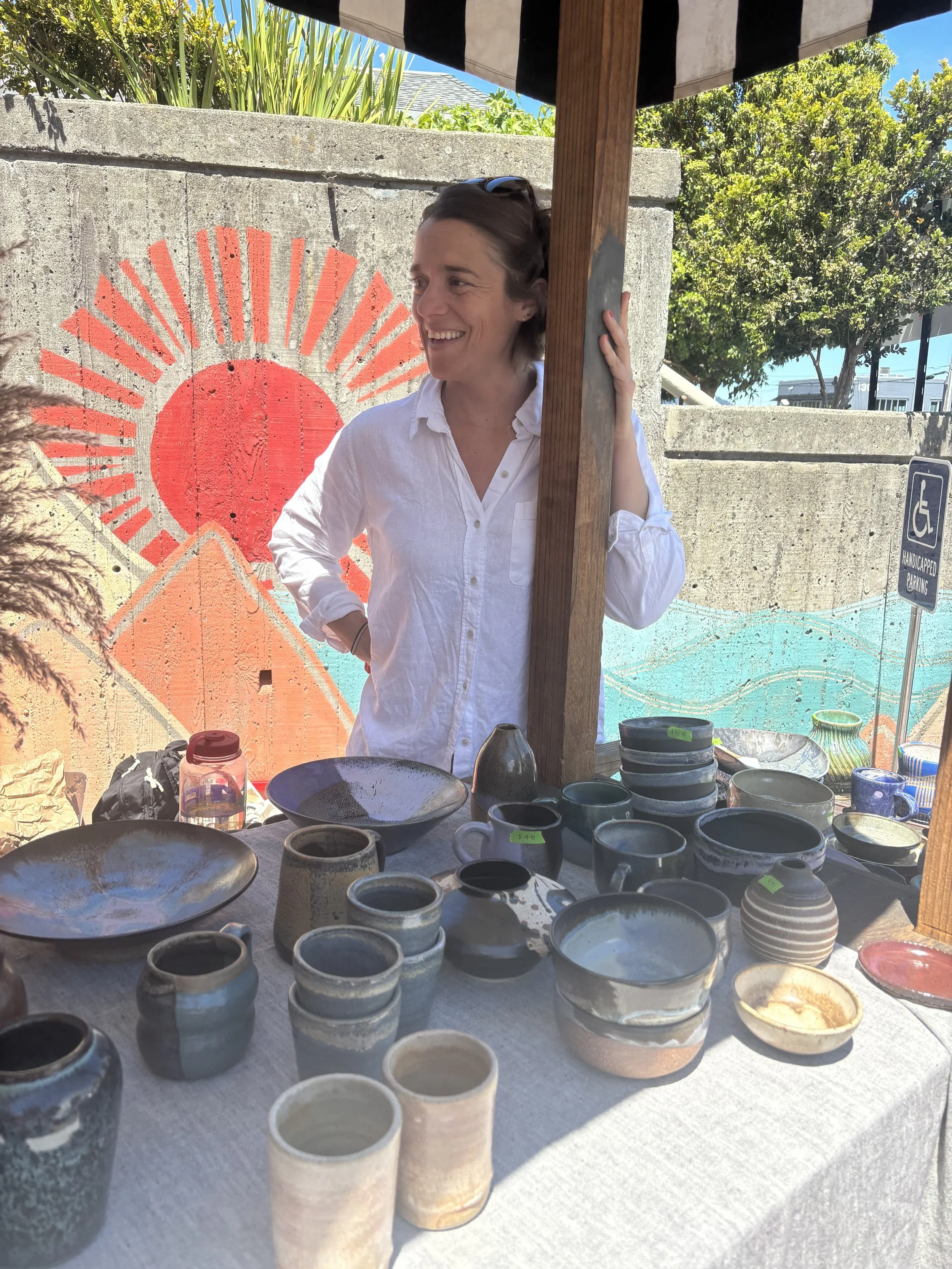 Me selling my wares.