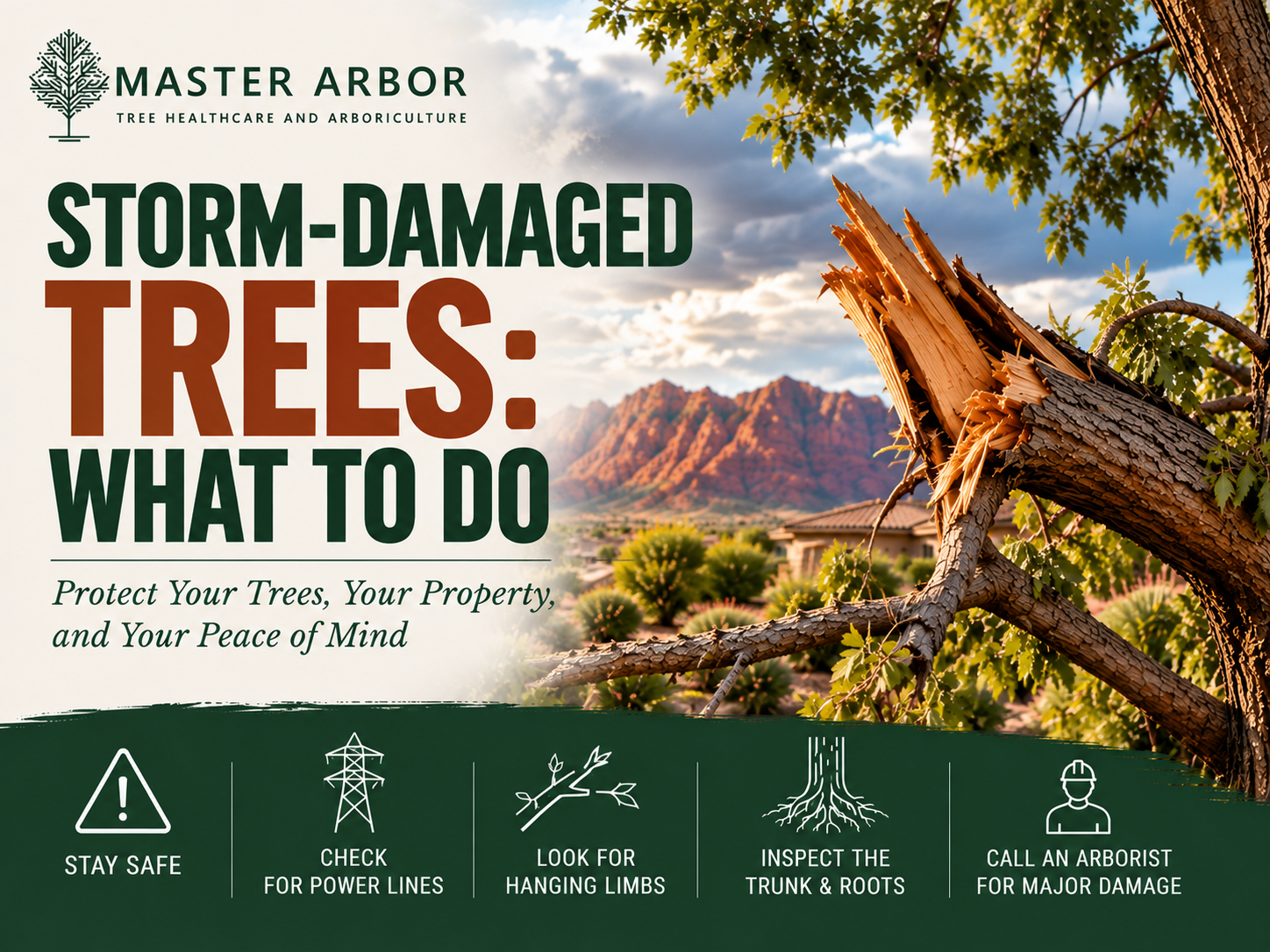 Storm-Damaged Trees: What to Do After High Winds in Southern Utah