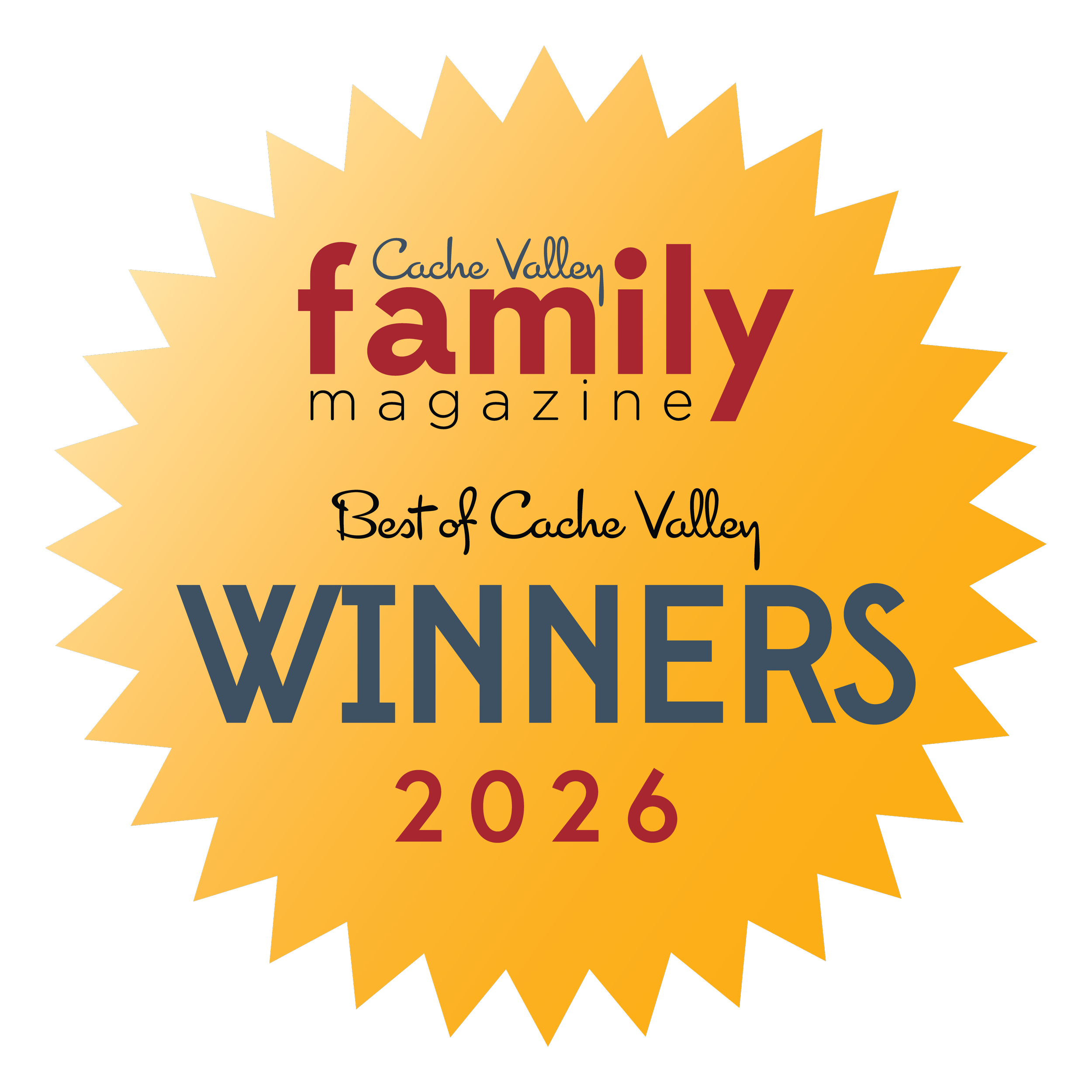 Best of Cache Valley 2026 Winners Badge