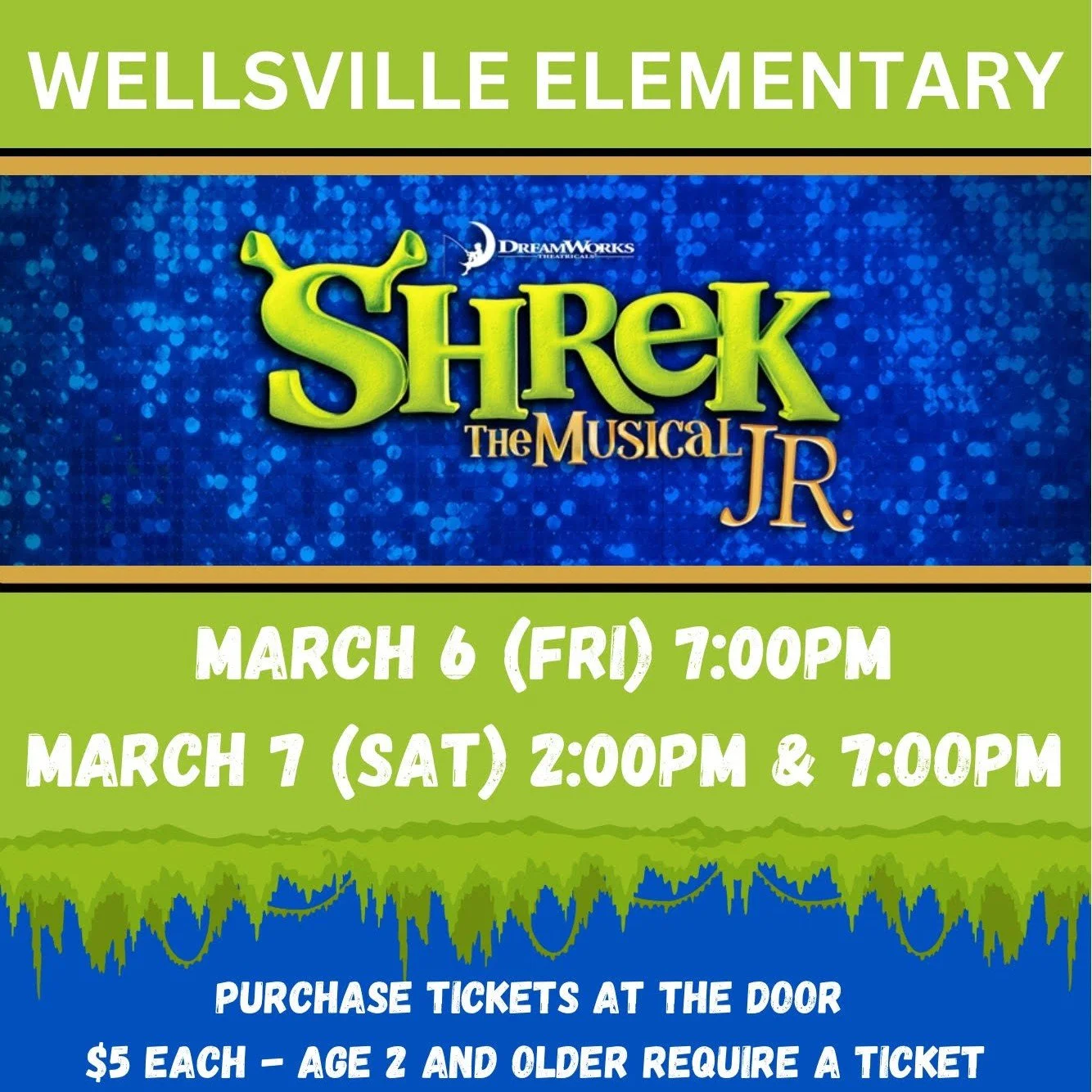 Shrek The Musical Jr. Poster