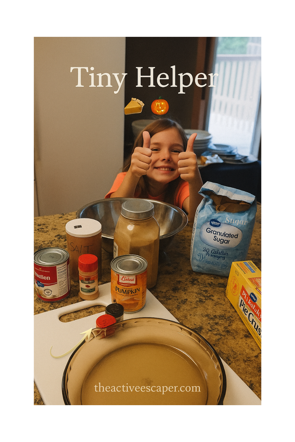 🥧 Libby’s Pumpkin Pie — Cozy, Simple &amp; Shared With My Tiny Helper