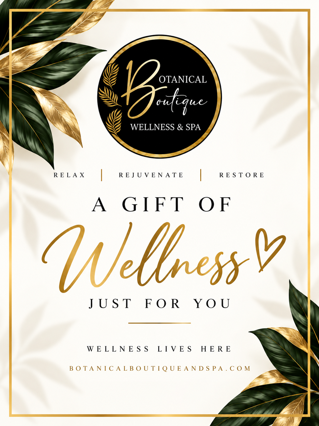 Spa Day Gift Certificate
