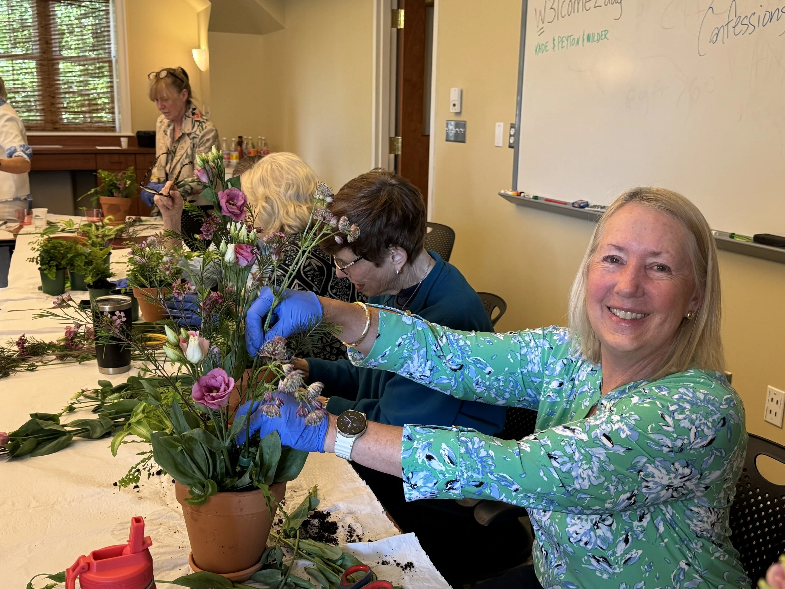 Creativity abounded in our beautiful arrangements!