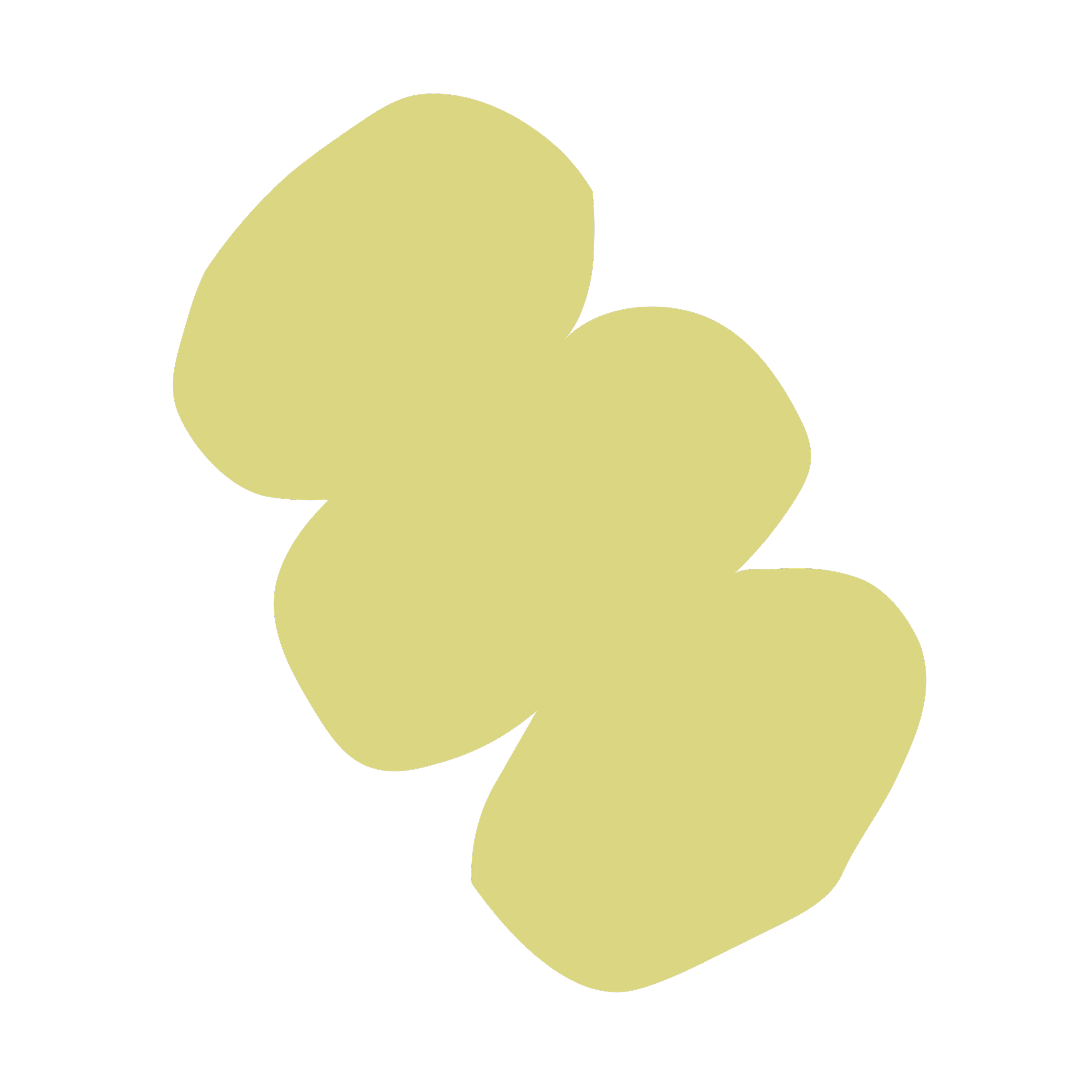 Abstract graphic with black background and large light yellow shapes.