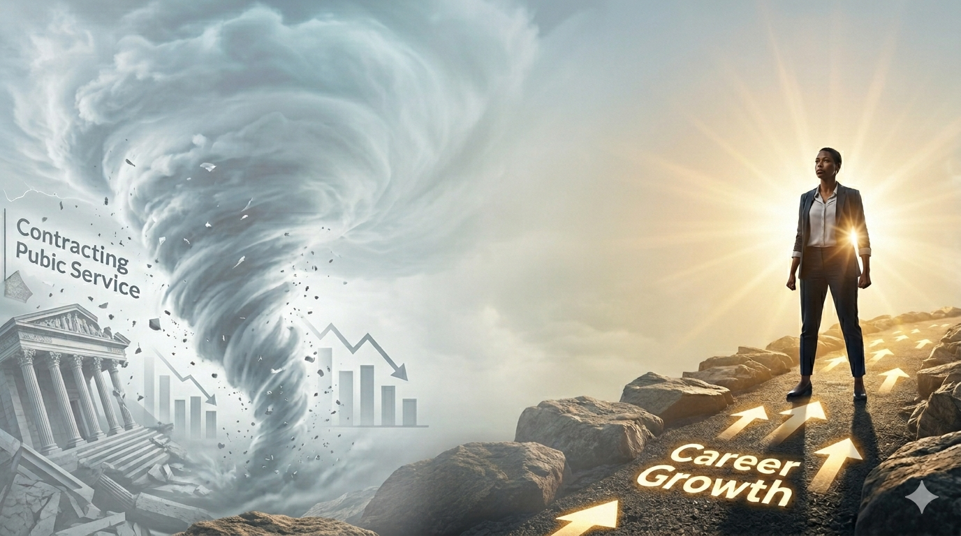 Standing in the Storm: Career Growth in a Contracting Public Service
