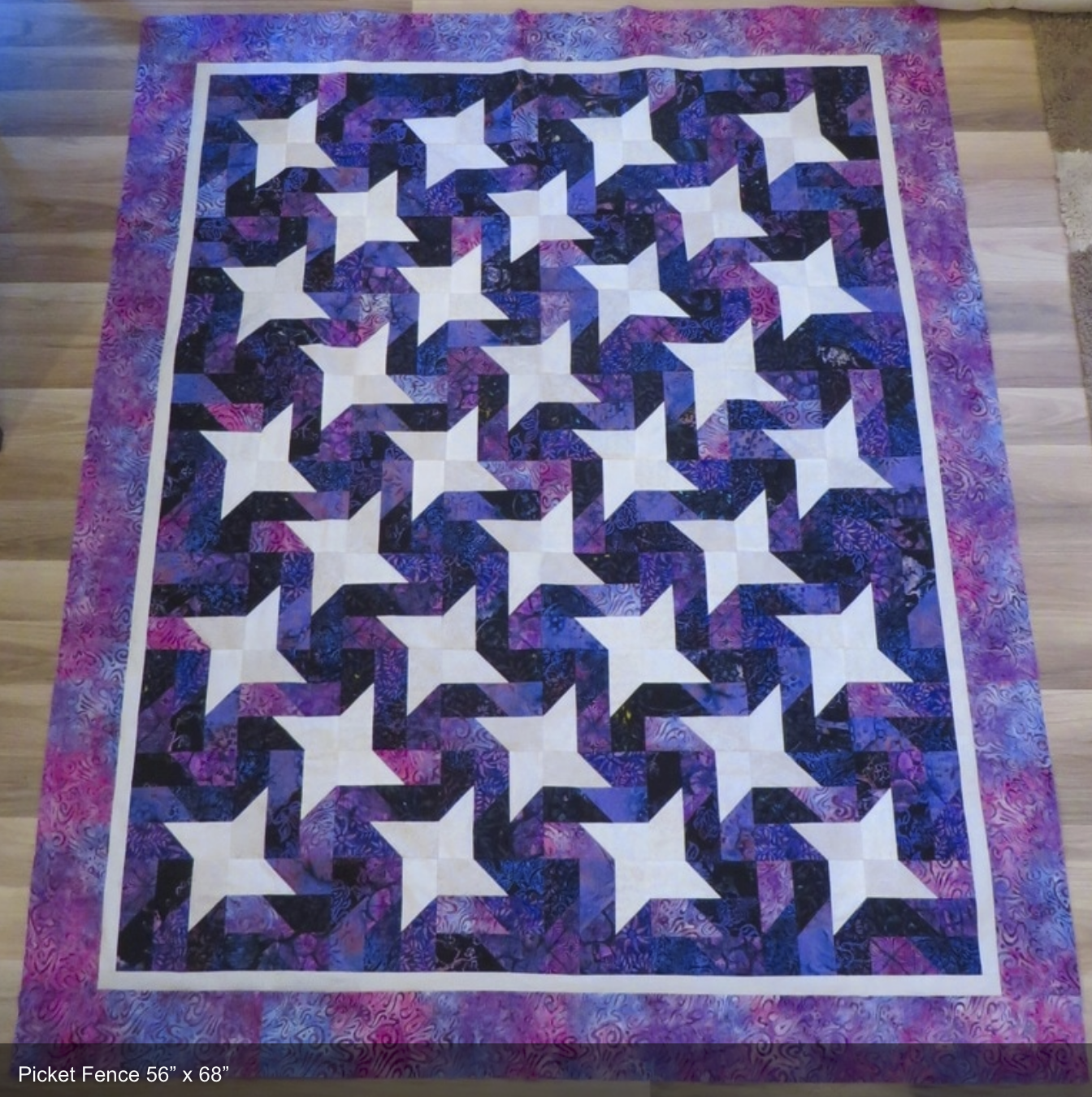 Picket Fence 56" x 68"